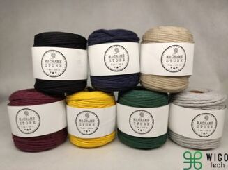Sznurek do makramy bawełniany naturalny 2MM/300m - 2