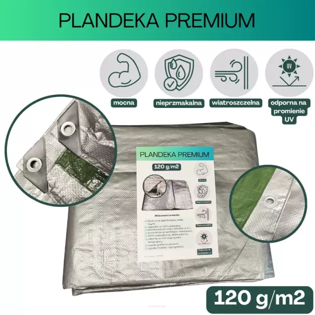 Plandeka PE 120g/m2 PROFI 4x4