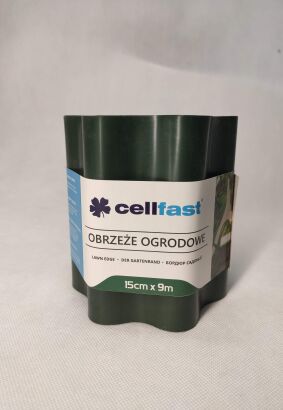 Obrzeże trawnikowe ciemno-zielone 15cm x 9m