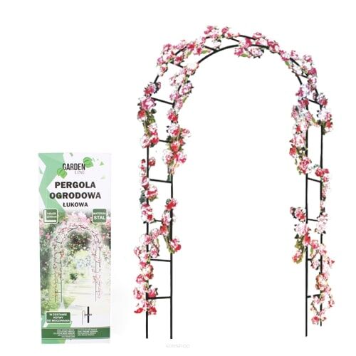 PERGOLA OGRODOWA ŁUKOWA 240cm + KOTWY MOCUJĄCE