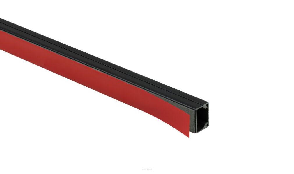 Listwa kanał kablowy LS 20x14 czarna z taśmą 2m
