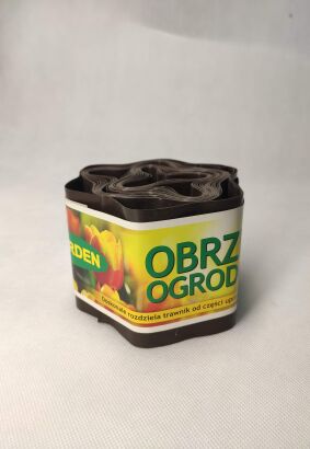 Obrzeże trawnikowe brązowe 10cm x 9m