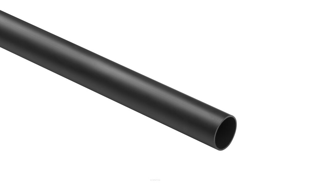 Rura elektroinstalacyjna czarna PCV 16 sztywna 2m