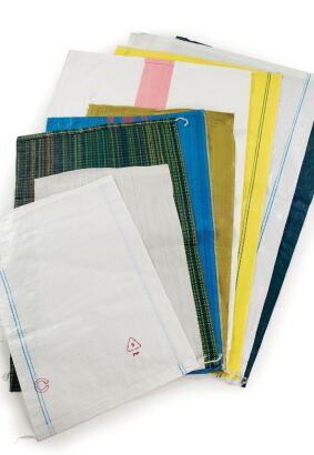 Worki PP białe 80x125cm 120g z oczkiem 25 szt