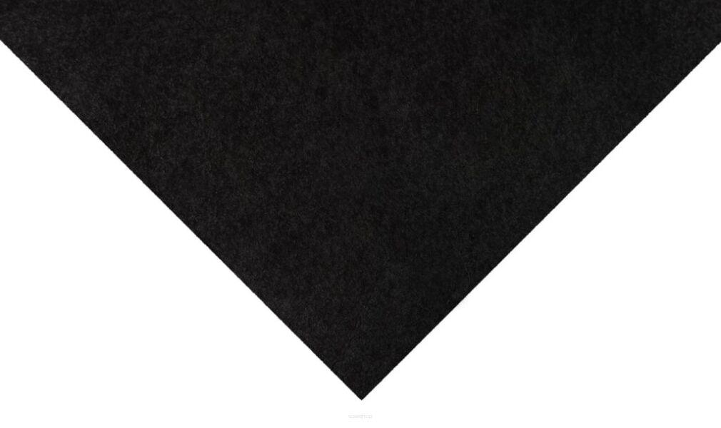 Włóknina meblarska Fibertex 125g/m2 czarny 1,6x10m gładki