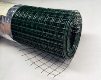 Siatka hodowlana powlekana zielona 50cm x 5m - 2