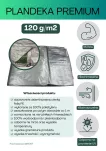 Plandeka PE 120g/m2 PROFI 4x5 - 2