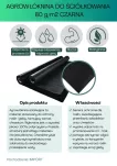 Agrowłóknina czarna Wigo-garden 2% UV 80g/m2 160cm 25mb - 2