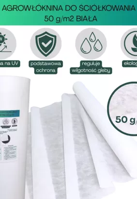 Agrowłóknina biała 50g/m2 3,2x100m Plantex
