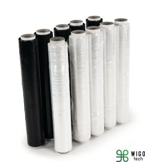 Folia stretch czarna 1,5kg - 2